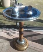 Vintage rooktafel met luciferhouder sigarettenhouder, Ophalen