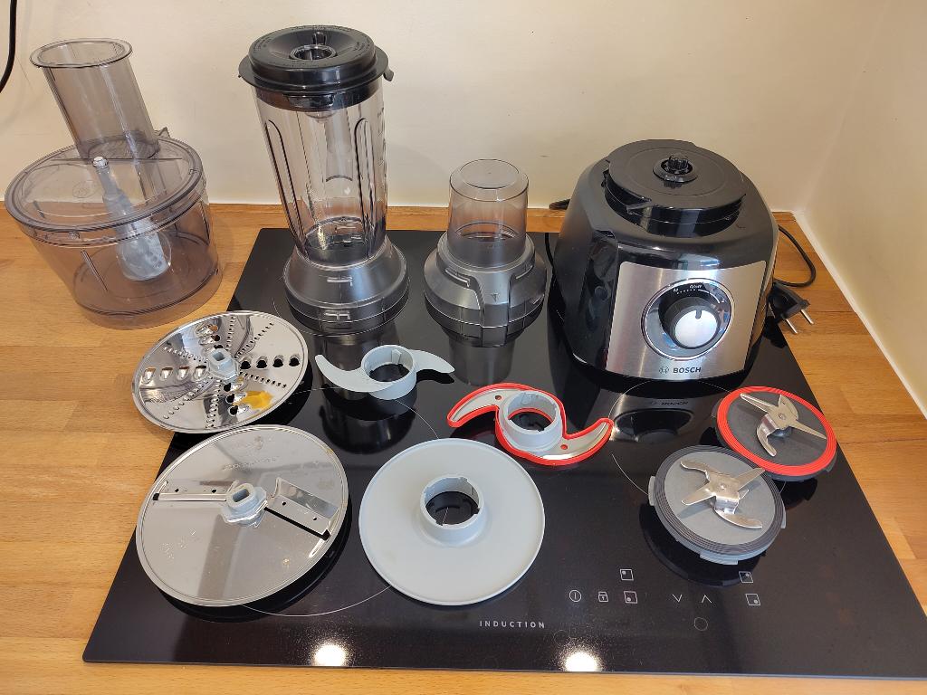Bosch MultiTalent 3 Food Processor, Ophalen, 2 snelheden, Zo goed als nieuw, 2 tot 3 liter
