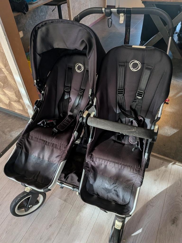 Bugaboo Donkey dubbele kinderwagen, Kinderen en Baby's, Kinderwagens en Combinaties, Ophalen of Verzenden, Gebruikt, Bugaboo, Verstelbare duwstang