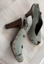 s.Oliver hakken, Gedragen, Groen, Sandalen of Muiltjes, Ophalen of Verzenden