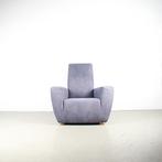 2x Label Longa Fauteuil Suede Stof – Houten Pootjes, Niet ingevuld, Gebruikt, Niet ingevuld, 75 tot 100 cm