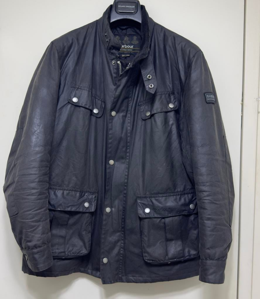 Barbour waxjas, Ophalen of Verzenden, Zo goed als nieuw, Zwart