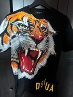 Dsquared2 T-shirt met tijgerprint, nieuw met prijskaartje, Kleding | Heren, Ophalen of Verzenden, Nieuw, Maat 48/50 (M), Zwart