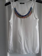Mooie blouse top in maat S/36, Kleding | Dames, Tops, Wit, Ophalen of Verzenden, Zo goed als nieuw, Moody's