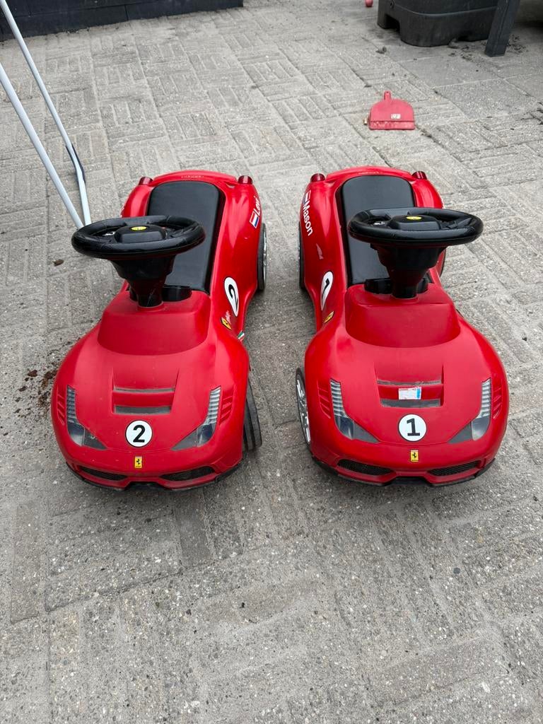 2 Ferarri loopauto’s, Ophalen, Gebruikt, Loopvoertuig
