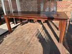 Teak houten tafel, Ophalen, Gebruikt, Teakhout, 200 cm of meer