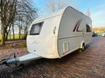 Buerstner Averso met toilet/douche en luifel, Caravans en Kamperen, Omvormbare zithoek, Rondzit, Bedrijf, Luifel