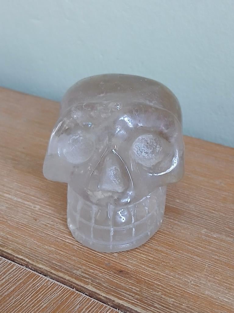 Rock crystal skull, Verzamelen, Mineralen en Fossielen, Ophalen of Verzenden