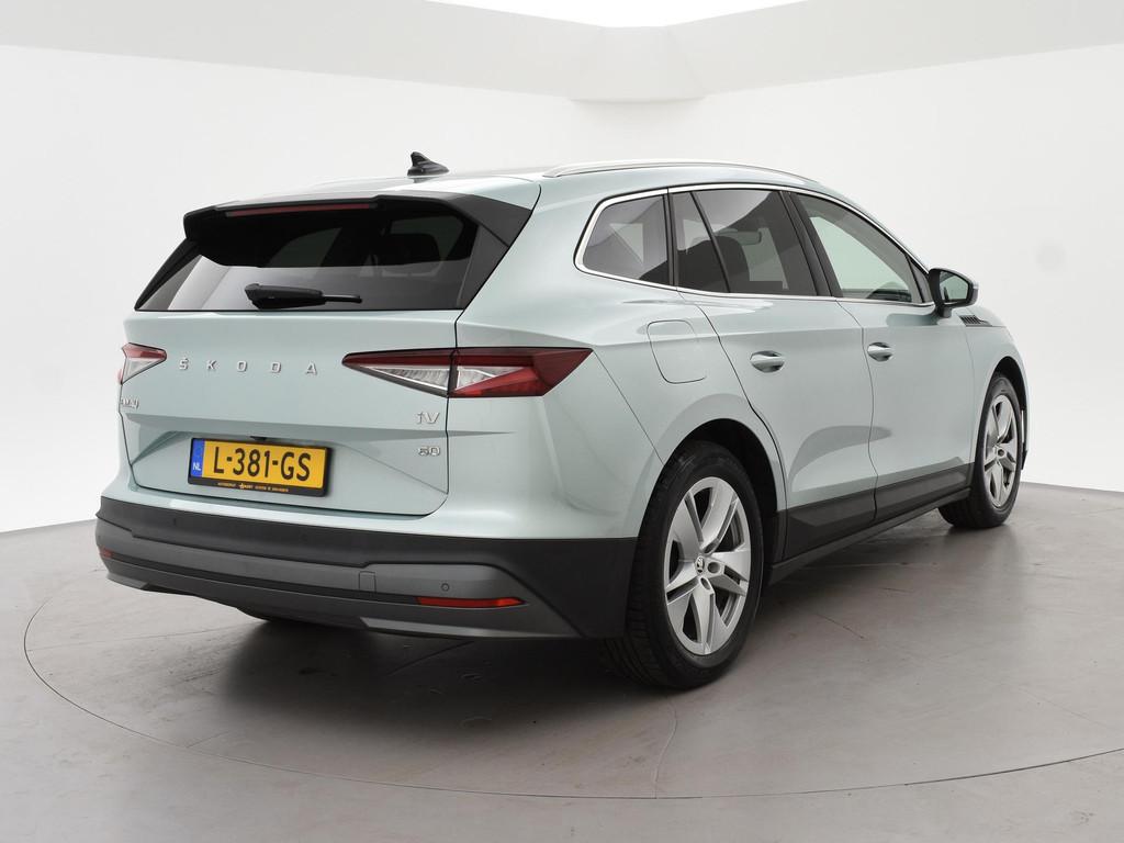 Skoda Enyaq iV 60 + LEDER | PANORAMA | ELEK. TREKHAAK | | HE, Auto's, Automaat, 397 km, Achterwielaandrijving, Gebruikt