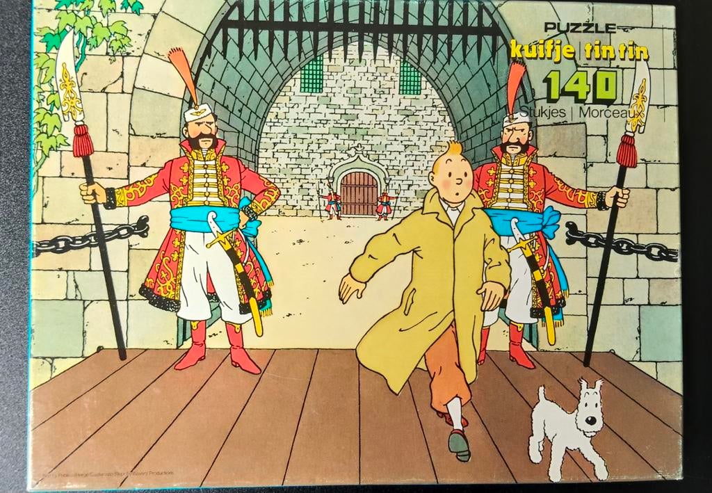 Kuifje Tintin vintage puzzel 1981, Ophalen of Verzenden