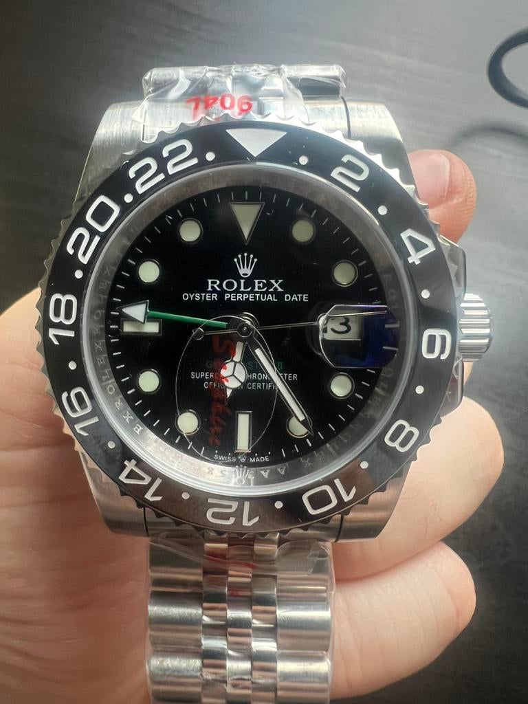 Rolex GMT - “Bruce Wayne”, Sieraden, Tassen en Uiterlijk, Staal, Rolex, Polshorloge, Nieuw