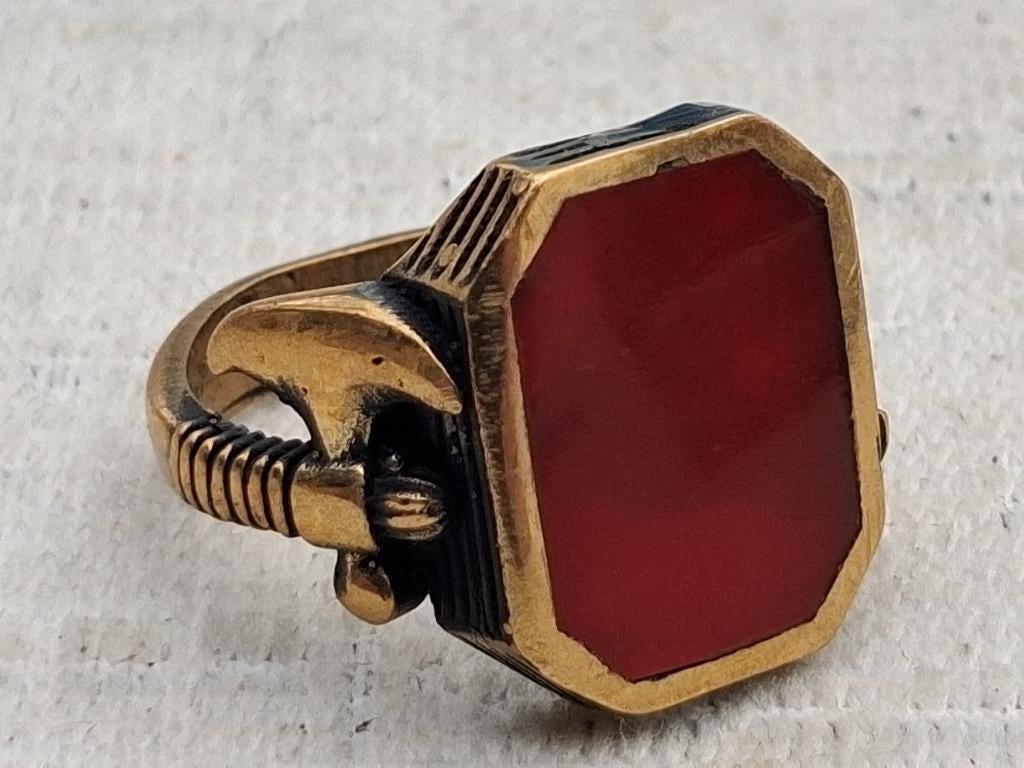 Oude ring, Sieraden, Tassen en Uiterlijk, Antieke sieraden, Verzenden, Overige materialen, Ring