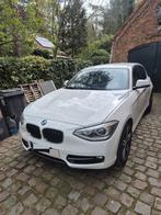 BMW 118D Sport, stage 1, 5dr, 2014, Auto's, Euro 5, Zwart, Overige carrosserieën, Wit