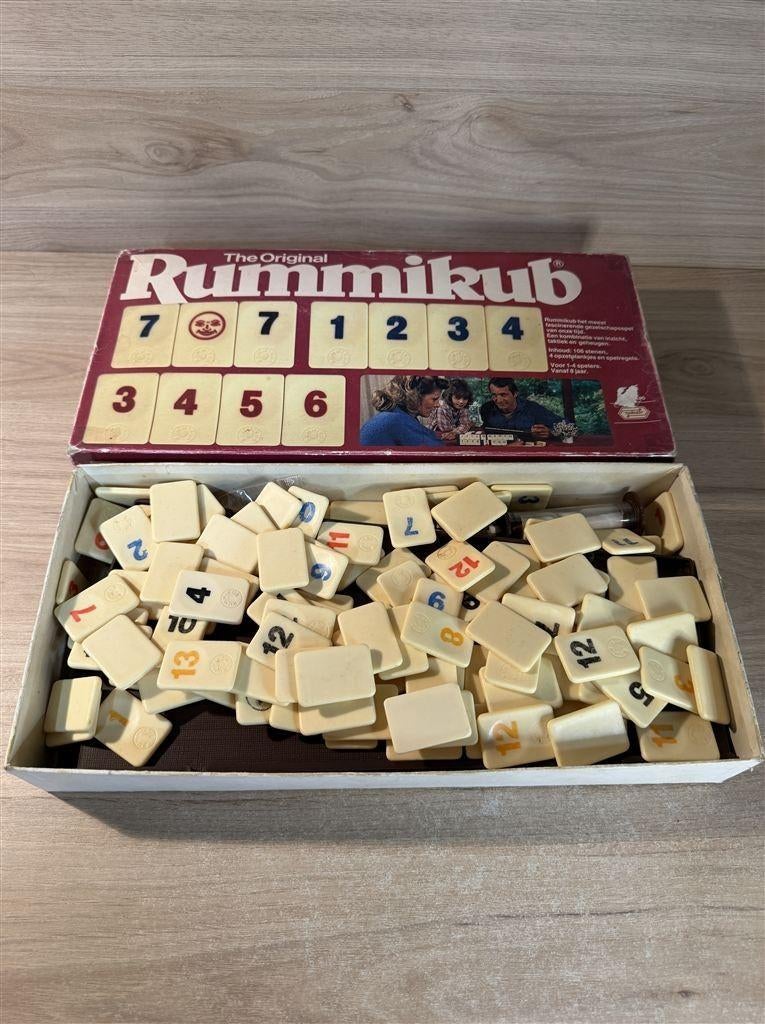 rummikub grote rode doos - s6534, Verzenden, Zo goed als nieuw