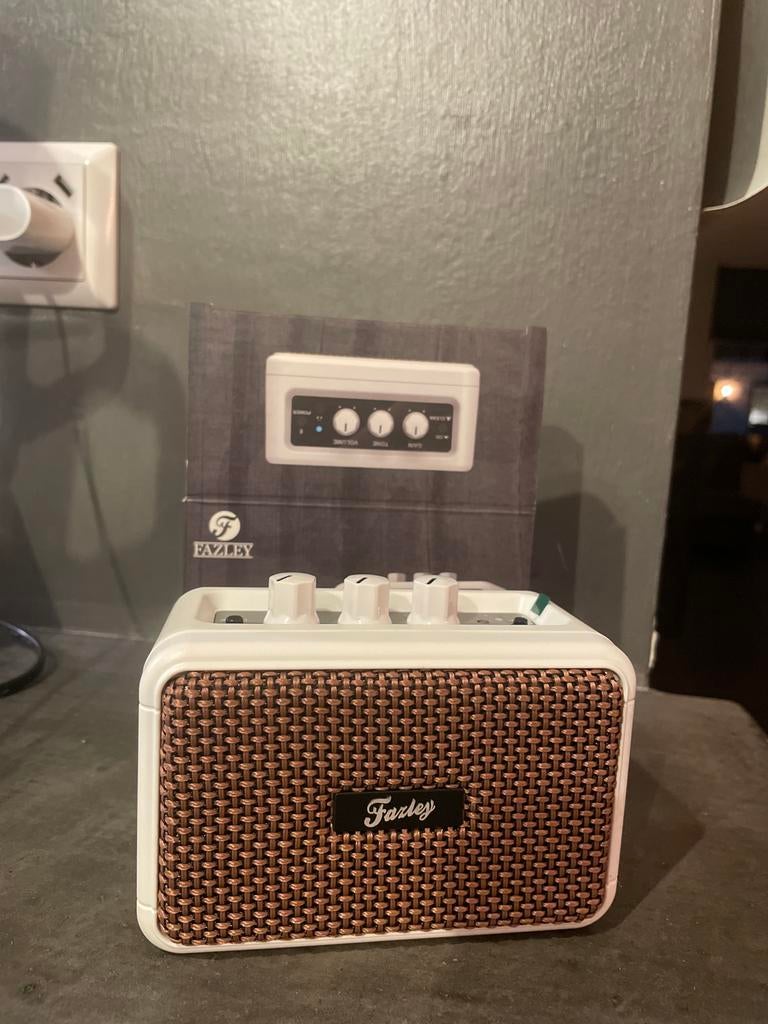 Fazley Bluetooth Mini Speaker - Draagbare Gitaarversterker, Overige merken, Overige typen, Ophalen of Verzenden, Zo goed als nieuw