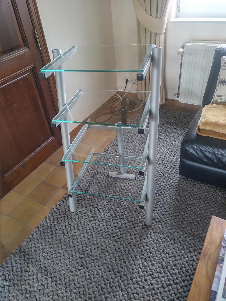 Audio HIFI rek - stabiel en zwaar, Ophalen, Zo goed als nieuw