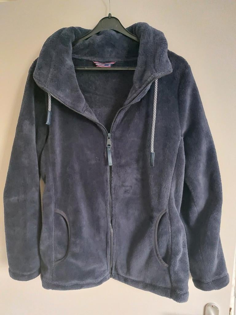 Teddy vest 42, Kleding | Dames, Truien en Vesten, Ophalen, Zo goed als nieuw, Maat 42/44 (L), Blauw