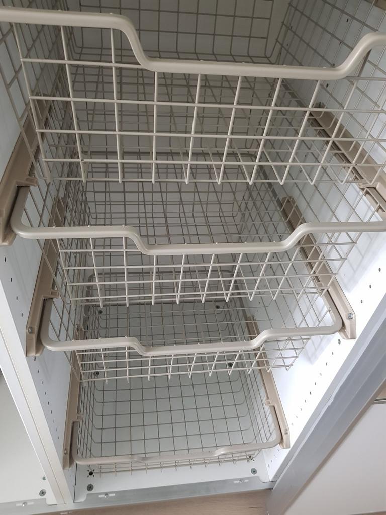 4 x draadmand met rails 50x58 ikea paxkast komplement lade, Zo goed als nieuw, Minder dan 100 cm, Met lade(s), 25 tot 50 cm