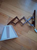 vintage schaarlamp wandlamp harmonicalamp mid century design, Antiek en Kunst, Ophalen of Verzenden