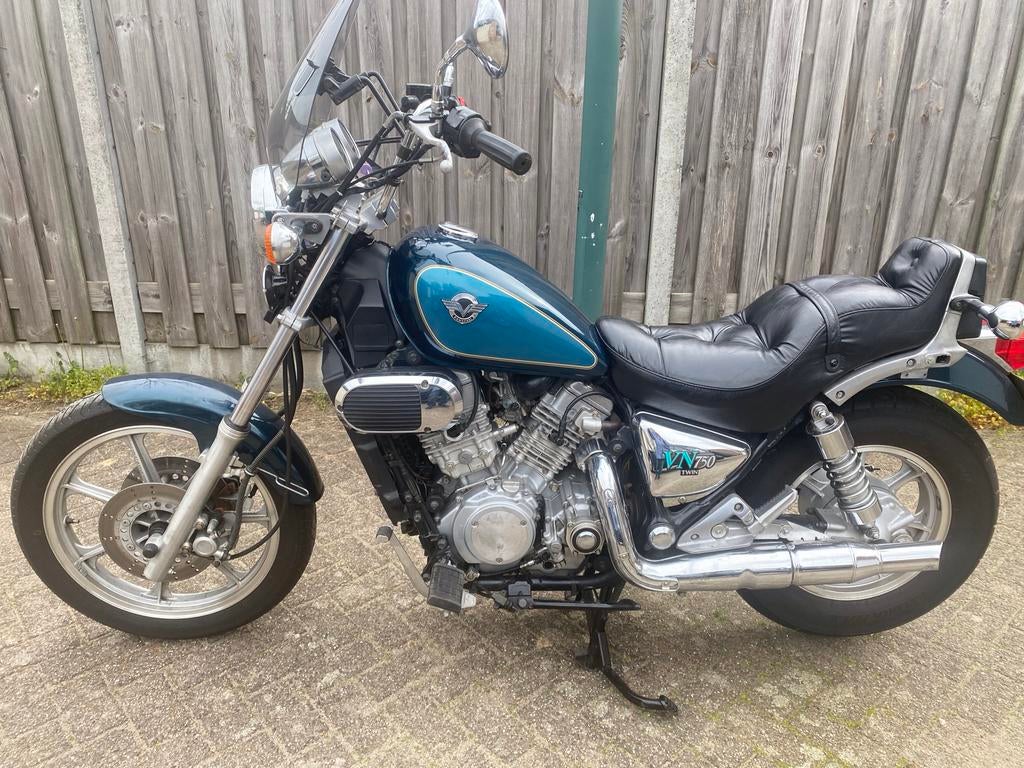 Kawasaki Vulcan 750 twin 1993, Motoren, Motoren | Kawasaki, 2 cilinders, Chopper, Gebruikt, Particulier