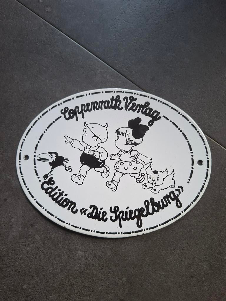 Leuk emaille bordje, Ophalen of Verzenden, Reclamebord