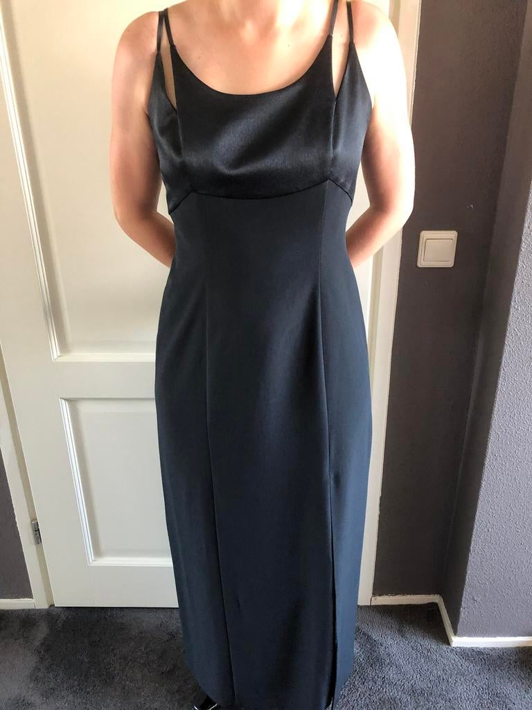 Gala examen jurk zwart maat 40/42, Maat 38/40 (M), Galajurk, Zwart, Ophalen of Verzenden