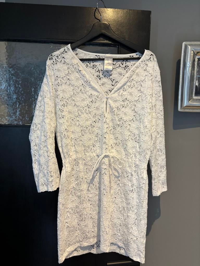 Sunflair strand jurk maat 38, Maat 38/40 (M), Wit, Ophalen of Verzenden, Zo goed als nieuw