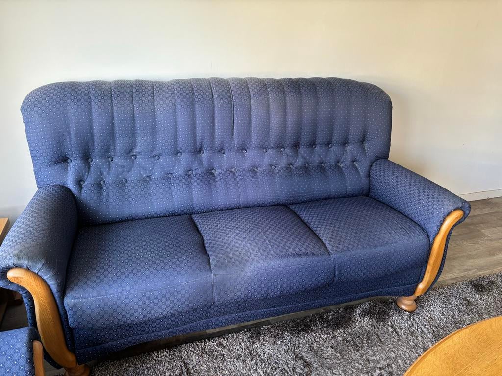 Bankstel 3-zits en 2-zits, Ophalen, Gebruikt, Overige maten, Klassiek