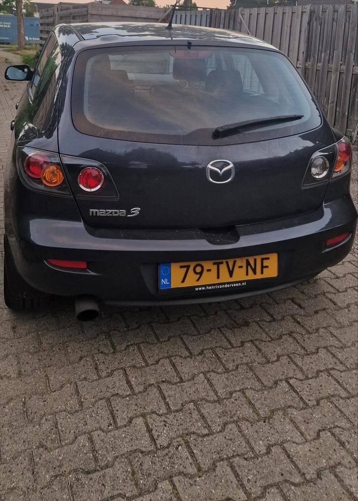Mazda 3 1.6 Hatchback 2007 Grijs, Auto's, Mazda, Benzine, C, Hatchback, Handgeschakeld, Origineel Nederlands, Zilver of Grijs
