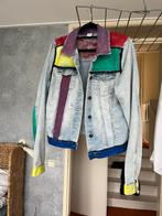 Spijkerjack maat 38 - 40 meerkleurig zgan, Ophalen of Verzenden, Zo goed als nieuw, Maat 38/40 (M), Blauw