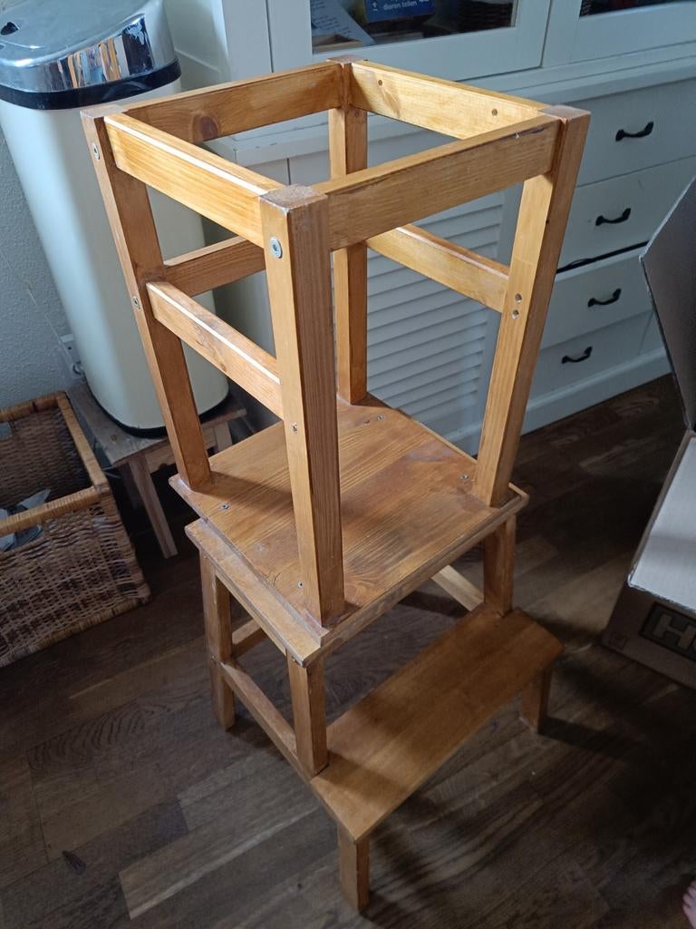 Houten leertoren / learning tower, Ophalen, Gebruikt, Overige typen