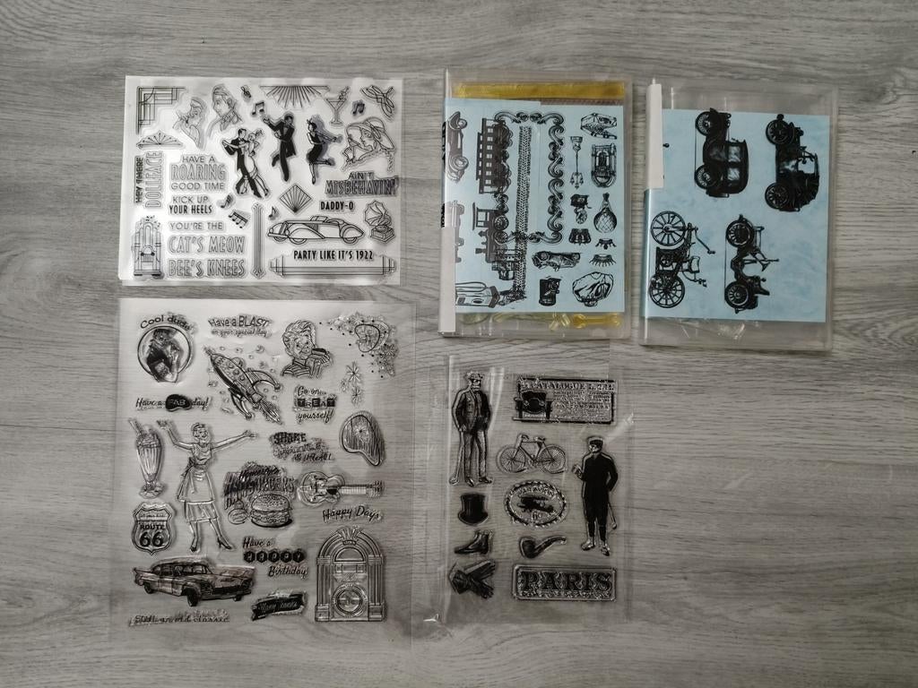 Vintage Clear Stamps, Ophalen of Verzenden, Zo goed als nieuw, Clearstamp