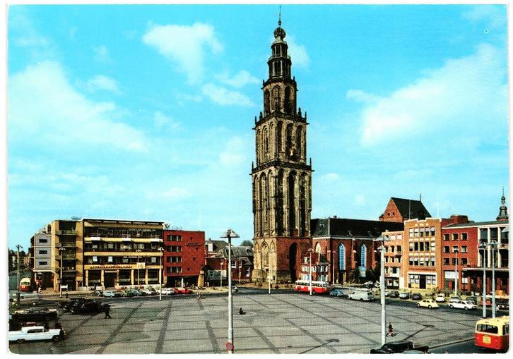 801695 Groningen jr 60 70 Martinitoren Niet gelopen, Verzamelen, Ansichtkaarten | Nederland, Ongelopen, Groningen, 1960 tot 1980