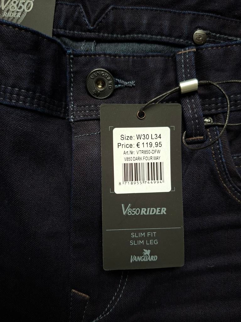VANGUARD V850 Rider slimfit jeans W30 L34, Blauw, Nieuw, W32 (confectie 46) of kleiner, Ophalen of Verzenden