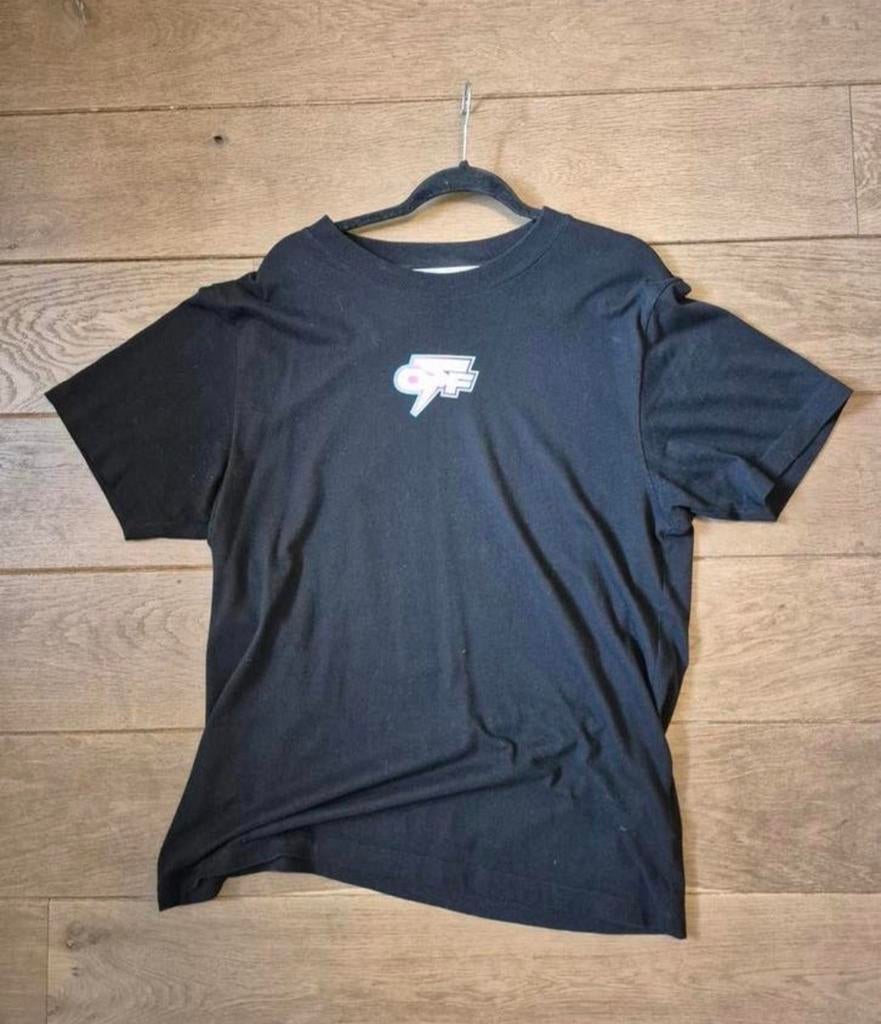 Origineel off white degrade thunder t-shirt maat L, Kleding | Heren, T-shirts, Maat 52/54 (L), Zwart, Ophalen of Verzenden, Zo goed als nieuw