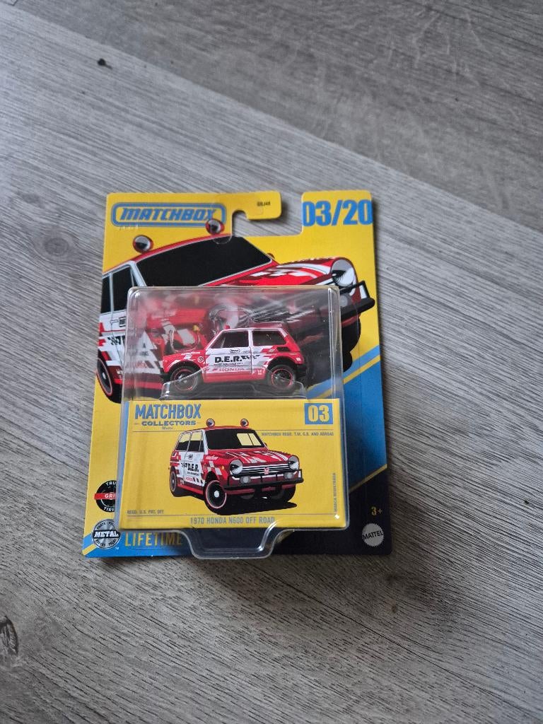 Matchbox Collectors 1970 Honda N600 Off Road, Ophalen of Verzenden, Nieuw, Auto