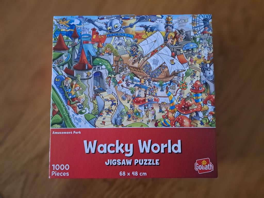Wacky world   1000 st, Ophalen of Verzenden, 500 t/m 1500 stukjes, Zo goed als nieuw, Legpuzzel