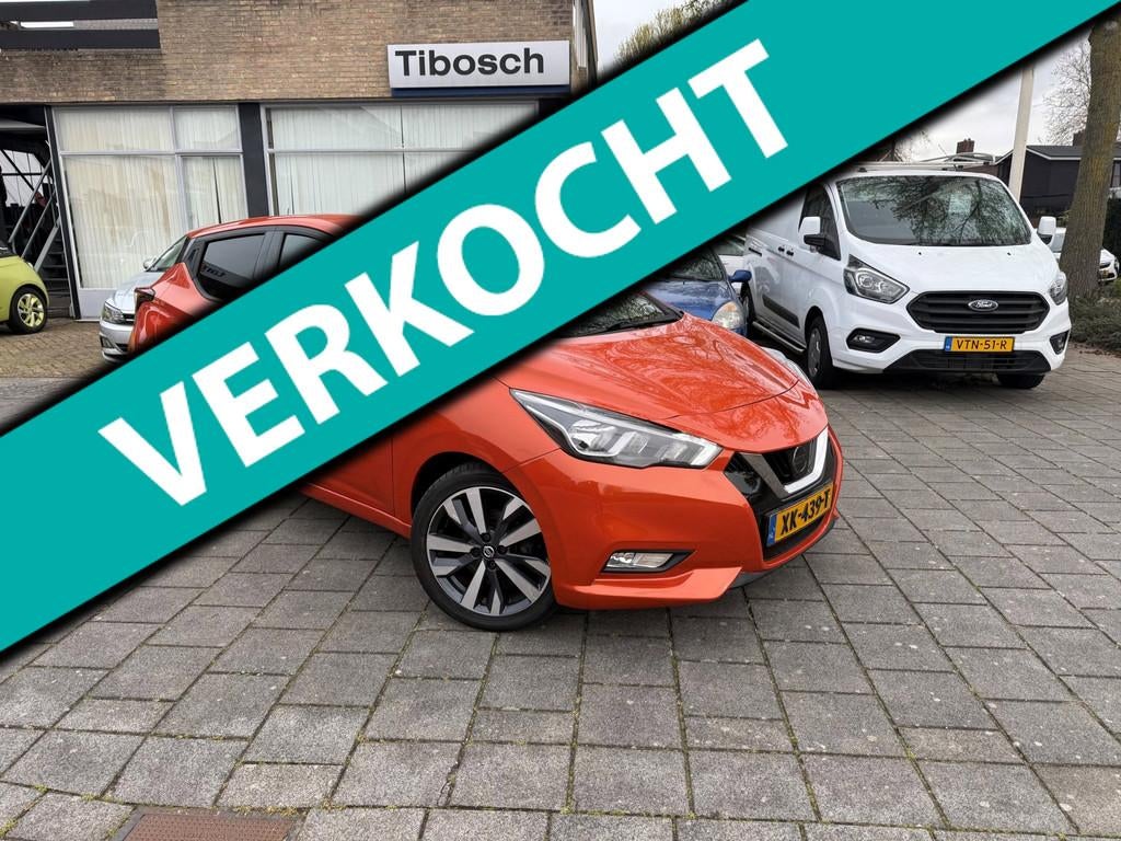 Nissan Micra 0.9 IG-T Tekna Bose, camera, navi, Voorwielaandrijving, 898 cc, Euro 6, Origineel Nederlands
