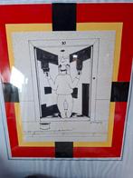 Originele collage van Ger.P. Langeweg, gesigneerd, Ophalen of Verzenden