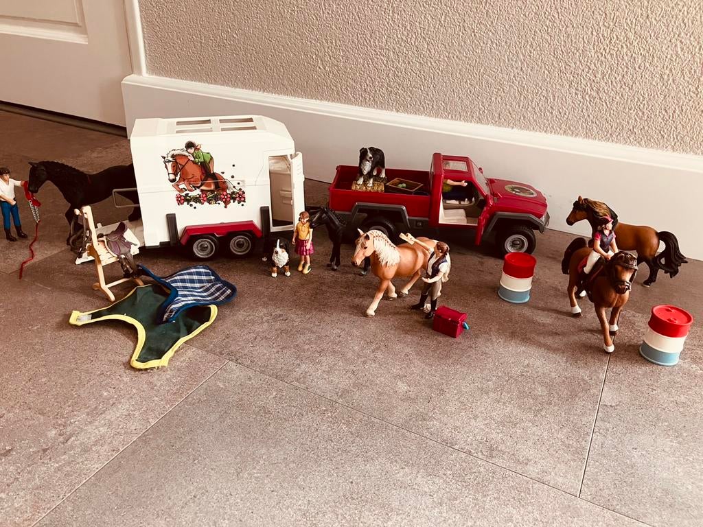Schleich paarden zgan, Ophalen of Verzenden, Zo goed als nieuw, Paard, Beeldje of Figuurtje