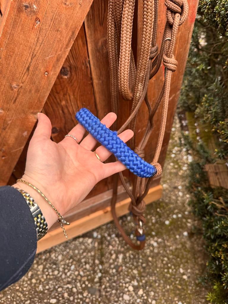 Touwhalster + longeertouw handgemaakt nieuw pony, Dieren en Toebehoren, Paarden en Pony's | Overige Paardenspullen, Ophalen of Verzenden