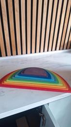 Grimm's Halve Cirkels Regenboog Houten Speelgoed, Ophalen of Verzenden, Zo goed als nieuw, Bouwen