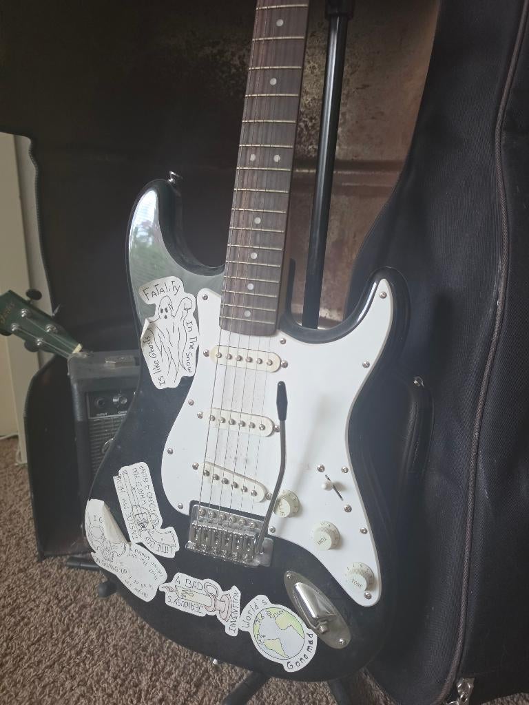 Elektrische gitaar fender, Ophalen, Fender, Gebruikt, Met versterker