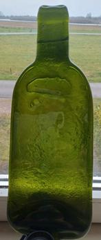 Leuke serveer'plank' van gerecyclede fles., Ophalen of Verzenden