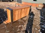 Dressoir, teak, zware kwaliteit., Huis en Inrichting, Kasten | Dressoirs, Ophalen, Gebruikt, 25 tot 50 cm, 200 cm of meer
