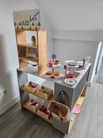 Howa houten speelgoed winkel / supermarkt met toebehoren, Ophalen, Zo goed als nieuw, Hout, Speelkeuken