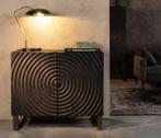 Cabinet, Dutchbone, Coals Low, Zwart, Ophalen of Verzenden, Zo goed als nieuw, 25 tot 50 cm, 50 tot 100 cm