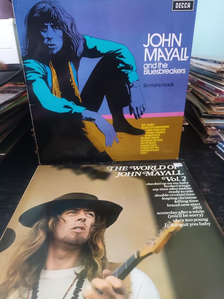 Vinyl 2X John Mayall, Cd's en Dvd's, Ophalen of Verzenden, 1960 tot 1980, Gebruikt, Blues