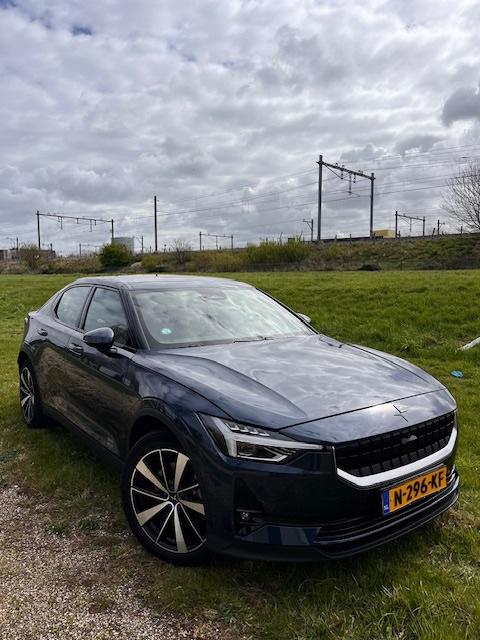 Polestar 2 Long Range Single Motor | Pilot Plus |Pano | 2021, Auto's, Polestar, Stof, 2069 kg, Blauw, Elektrisch