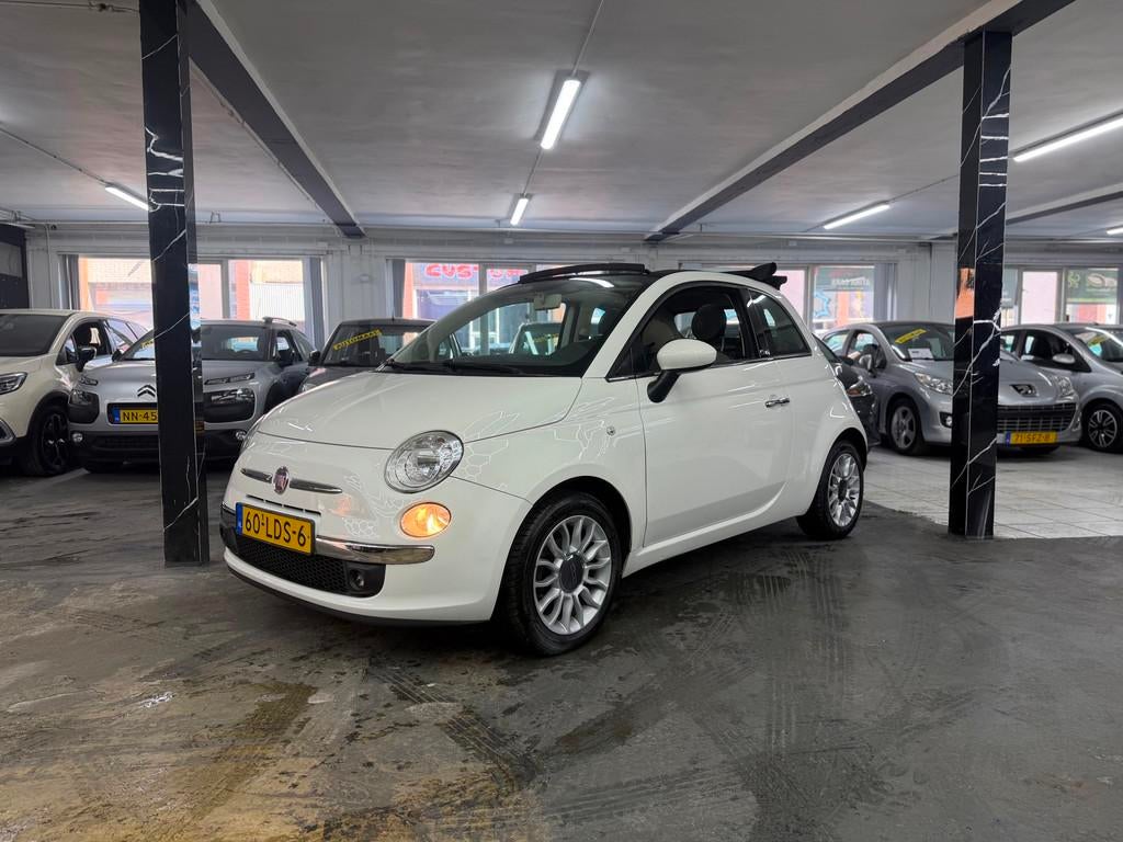 Fiat 500 C 1.2 Lounge Automaat | Airco | Cabrio, Euro 5, Gebruikt, 1242 cc, 4 cilinders